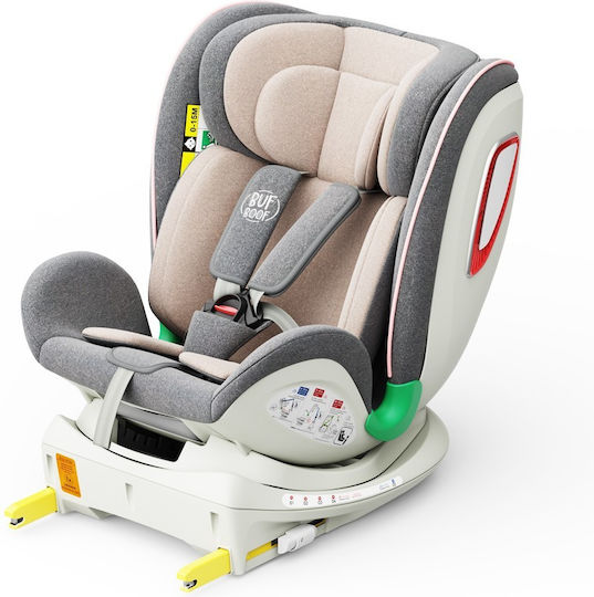 Buf Boof Platinum Deluxe Baby-Autositz i-Size mit ISOfix Rosa 0-36 kg