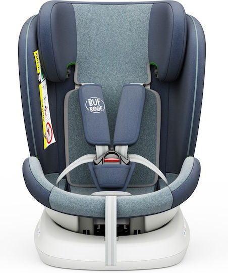 Buf Boof TWT Plus Deluxe Детско Столче за Кола High-back Booster i-Размер с Isofix Blue 0-36 кг