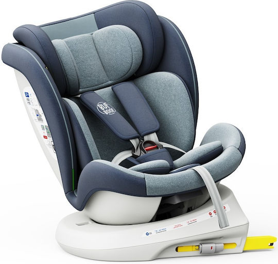 Buf Boof TWT Plus Deluxe Детско Столче за Кола High-back Booster i-Размер с Isofix Blue 0-36 кг