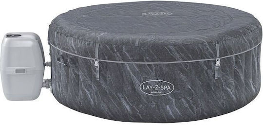 Bestway Στρογγυλή Πισίνα Φουσκωτή με Υδρομασάζ 180x66εκ.