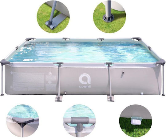 Avenli Swimming Pool 3701L with Metallic Frame 300x207x66cm
