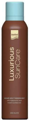 InterMed Spray cu Apă Vitaminizată Autobronzantă de Corp Luxurious Dark 200ml