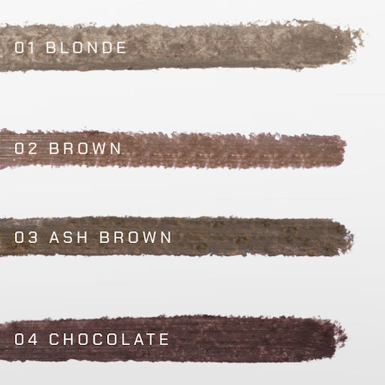 Radiant Fine Line Ultra Slim Αδιάβροχο Μολύβι για Φρύδια 04 Fine Line Chocolate
