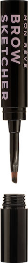 Mon Reve Brow Sketcher Augenbrauen-Bleistift 02 Dunkelblond