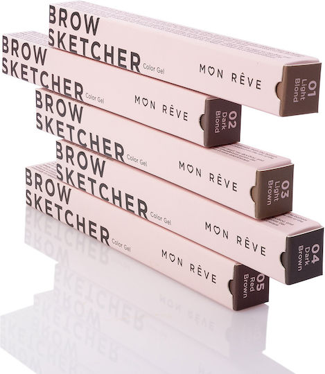 Mon Reve Brow Sketcher Augenbrauen-Bleistift 02 Dunkelblond