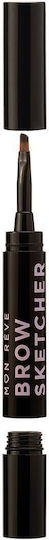 Mon Reve Brow Sketcher Creion Pentru Sprâncene 03 Light