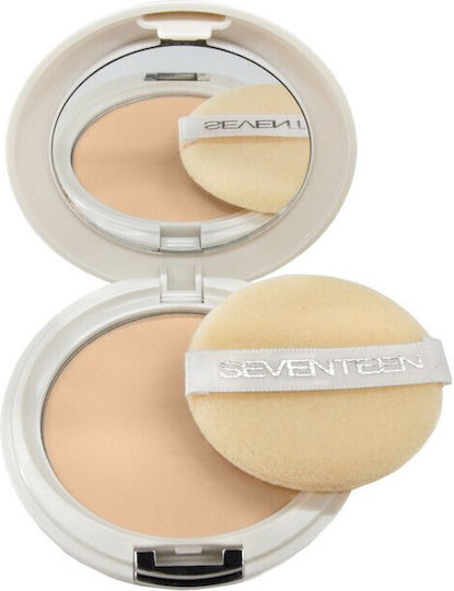 Seventeen Natural Silky Compact Powder Powder 6 Porcelain SPF15 12gr