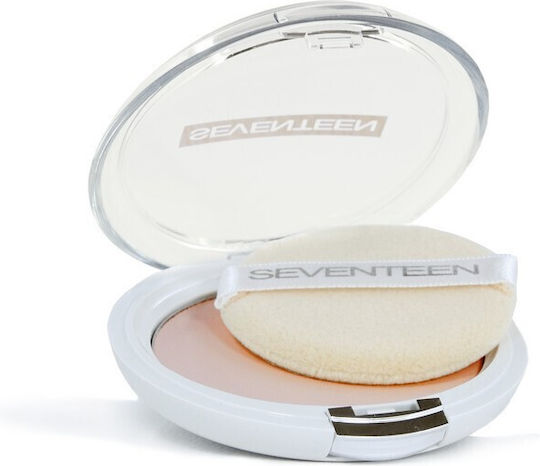 Seventeen Natural Silky Transparent Compact Powder Powder 4 Beige SPF15 10gr