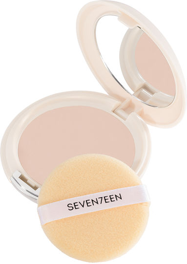Seventeen Natural Silky Compact Powder Powder 1 Translucide SPF15 12gr