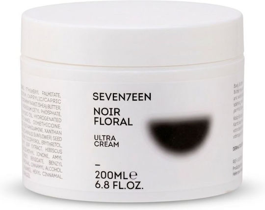 Seventeen Ultra Cream Noir Floral Ενυδατική Κρέμα Σώματος με Βούτυρο Καριτέ 200ml