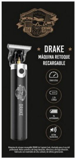 Eurostil Retoque Drake Επαναφορτιζόμενη Κουρευτική Μηχανή Μαύρη 07283