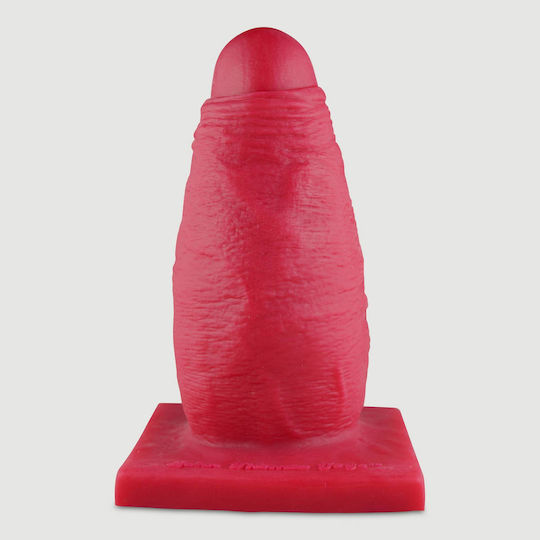 Μεγάλο Dildo Σιλικόνης Anal Stretching All Girth Platinum Silicone Large Dildo Stretching 25,40 Cm Κόκκινο