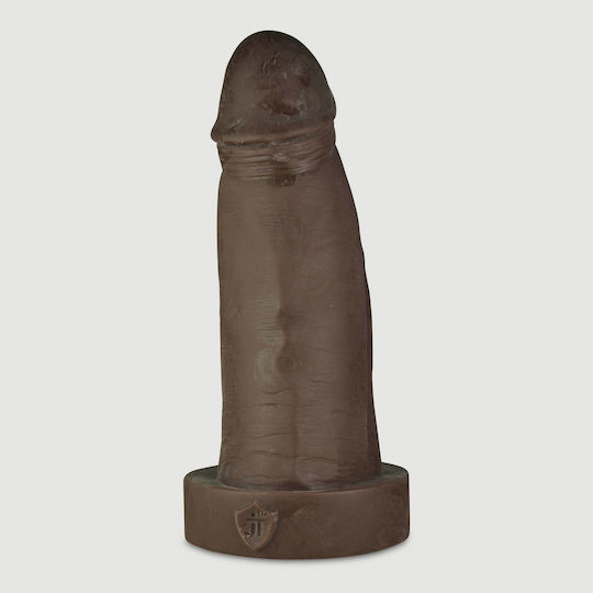 Τεράστιο & Παχύ Ομοίωμα Πέους Σιλικόνης Jabba Hut Platinum Silicone X-large Fat Dildo 35,5 Cm Καφέ