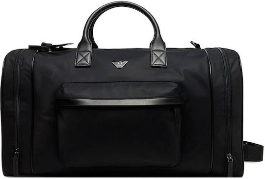 Emporio Armani Σακ Βουαγιάζ Μαύρο Υφασμάτινο