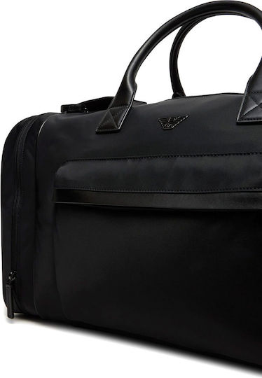 Emporio Armani Σακ Βουαγιάζ Μαύρο Υφασμάτινο