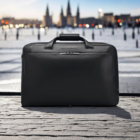 Porsche Design Roadster Σακ Βουαγιάζ Μαύρο από Δέρμα Μ51xΠ24xΥ35εκ.