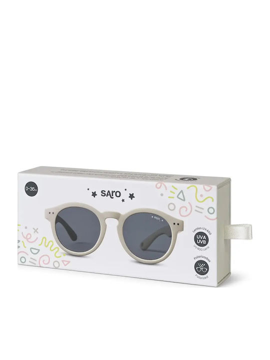 Saro Παιδικά Γυαλιά Ηλίου με Polarized Φακό Μπεζ