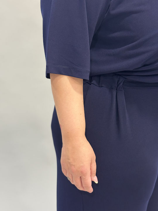 Damenhose mit Gummiband Blaue