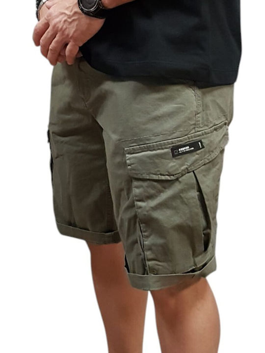 Rebase Pantaloni Scurți Bărbați Cargo Lt Olive