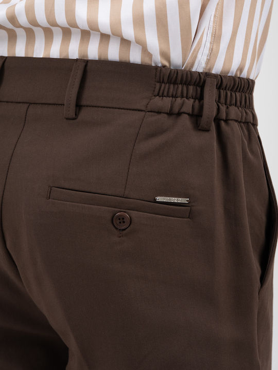 Παντελόνι σε Slim Εφαρμογή Diverso Brown1