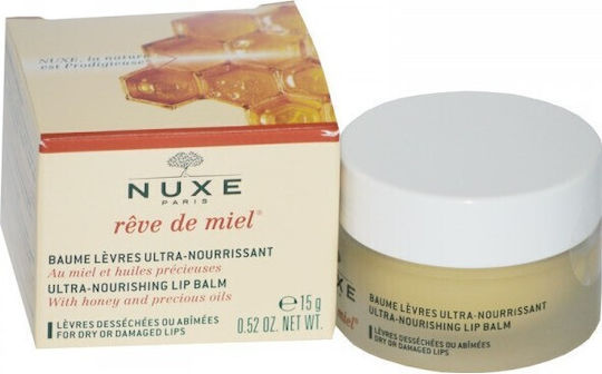 Nuxe Reve de Miel Baume Levres Ultra-Nourrissant Lip Balm Glam 15gr