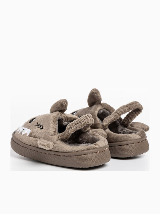Yoyoso Kinderhausschuhe Beige