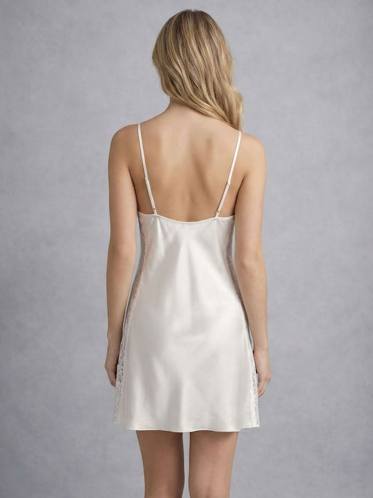 Milena by Paris Summer Bridal Women's Nightgown White 003468-White