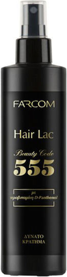Farcom 555 Hair Lac Δυνατό Κράτημα Λακ για Ελαφρύ Κράτημα 250ml