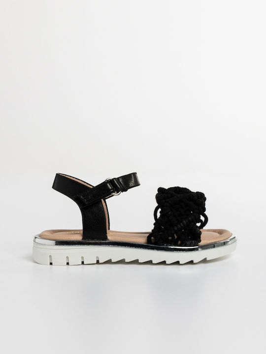 Sandale Tip Pantof Negre