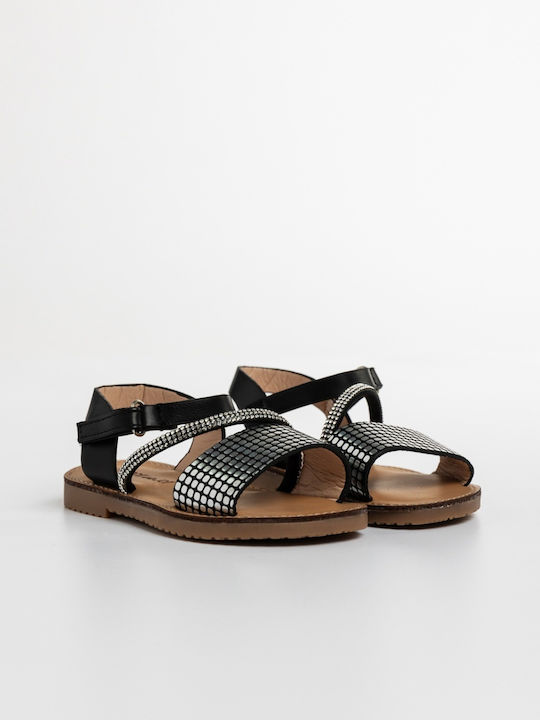Sandale Tip Pantof Negre