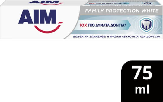 AIM Family Protect White Zahnpasta für Aufhellung 75ml