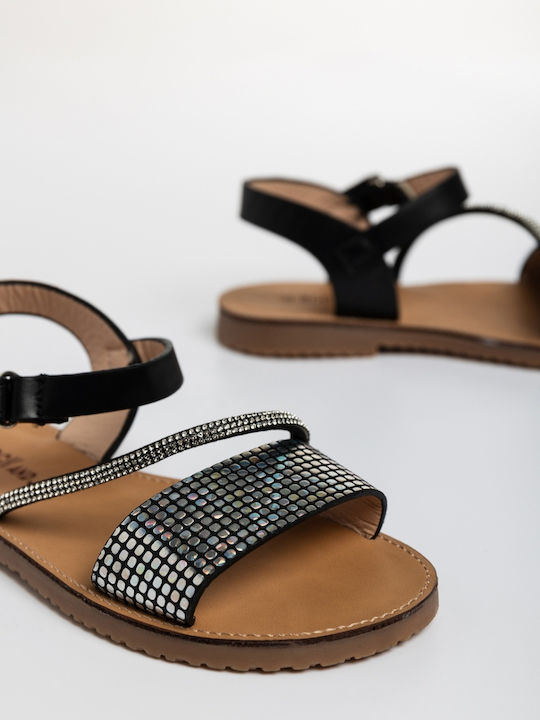 Sandale Tip Pantof Negre