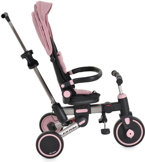 Byox Flexton Kinderdreirad Klappbar & Wandelbar Für 6 Monate Rosa