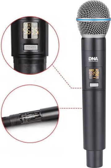 DNA BAT Vocal Microfon Dinamic De Mână Fără Fir Pentru Vocală