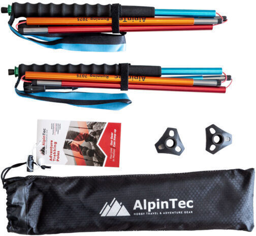 AlpinPro Σπαστά Μπατόν Ορειβασίας Αλουμινίου 2τμχ