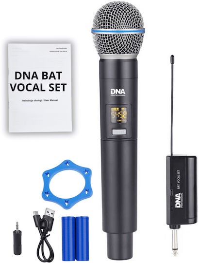 DNA BAT Vocal Microfon Dinamic De Mână Fără Fir Pentru Vocală