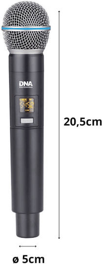 DNA BAT Vocal Microfon Dinamic De Mână Fără Fir Pentru Vocală