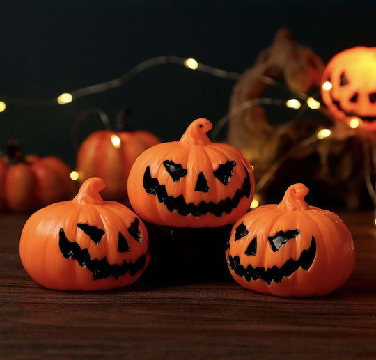 LED Dekorative Lichter Halloween Kürbis Thema Gruselige Dekoration 3 Stücke