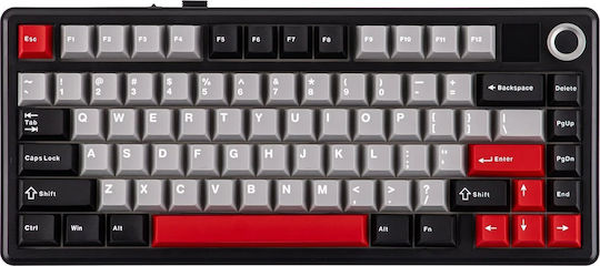 Aula F75 Max Ασύρματο Gaming Πληκτρολόγιο 75% με RGB φωτισμό (Αγγλικό US)