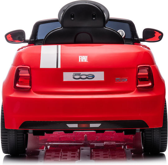 Fiat 500 Μονοθέσιο με Τηλεκοντρόλ 12 Volt Κόκκινο