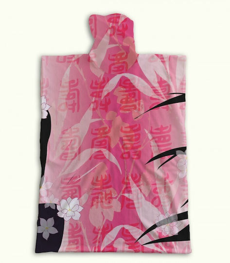 Uvea Princess Kinder Strandponcho Rosa 70 x 50cm.