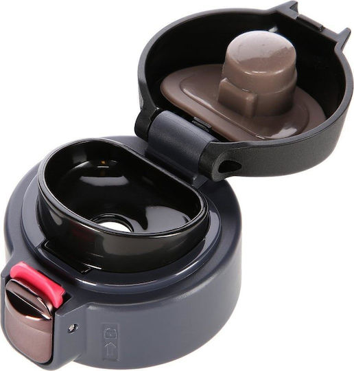 Nils Ποτήρι Θερμός Ανοξείδωτο 500ml Black