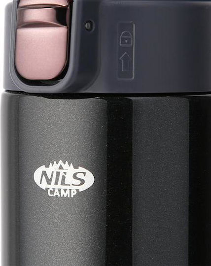 Nils Ποτήρι Θερμός Ανοξείδωτο 500ml Black