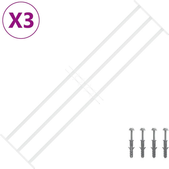 vidaXL Grille 3pcs