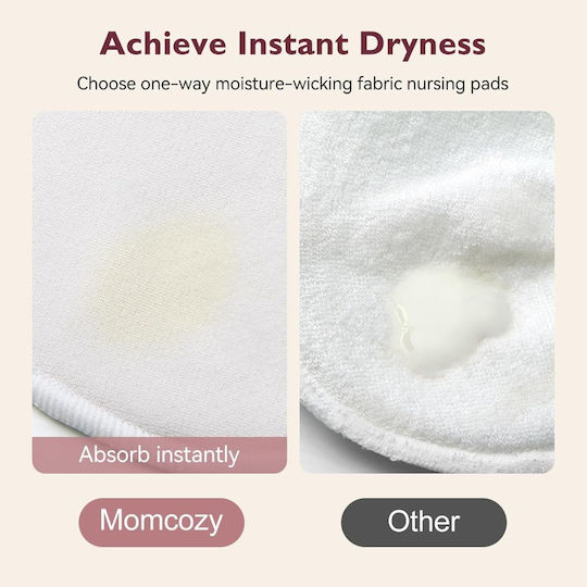 Momcozy Waschbare Stilleinlagen/-schalen 6 Stück