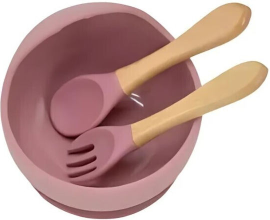 Alista Home Set De Masă Din Silicon Cu Bază Antiderapantă Gri 3 Piese Pentru 6+ Luni