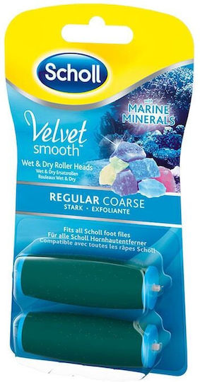 Scholl Velvet Smooth Nass Trocknbar Elektrische Feile Ersatzteile 2 Stück