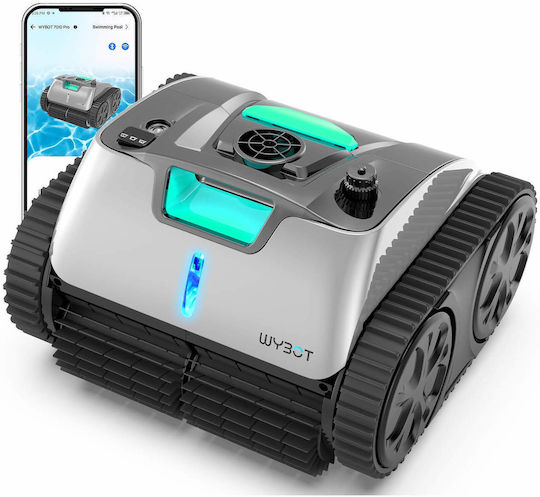 Wybot C1 Pro Wireless Robot Vacuum 65W Bottom Walls Waterline for Pools 150m²