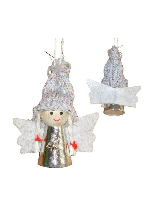 Saska Garden Saska Garden Weihnachtsfigur Cherub Silber 7cm