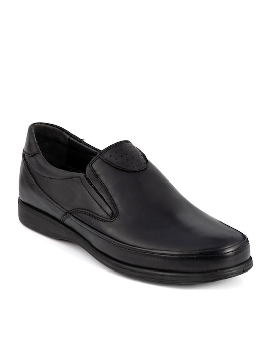Leather Men's Casual Shoes Black